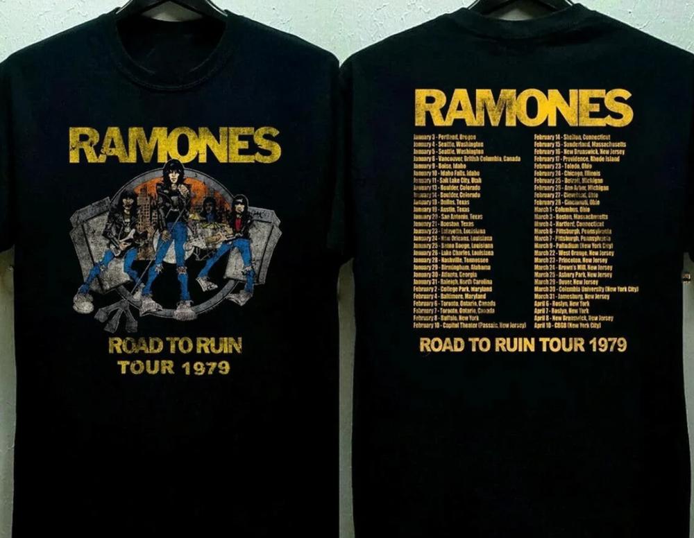 

Футболка унисекс Ramones Road Ruin Tour 1979