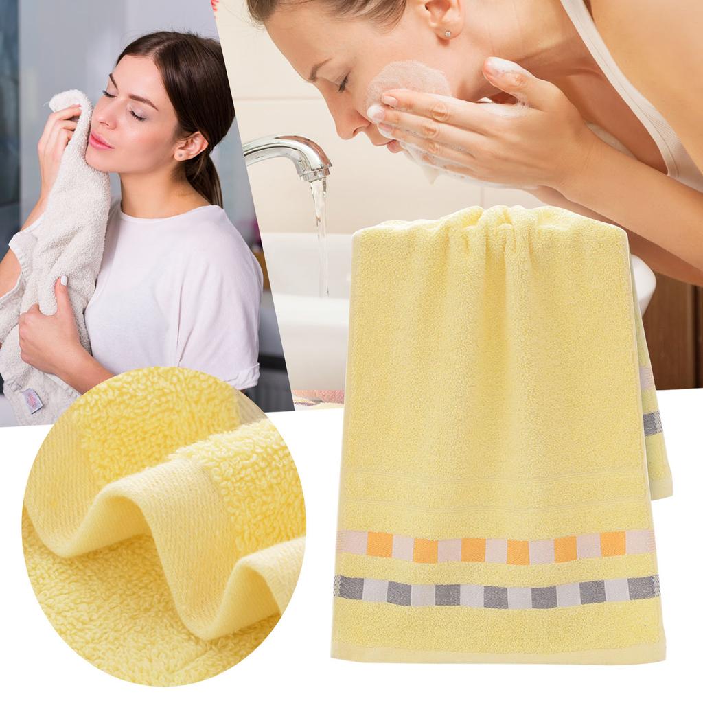 1 Pc Absorbent Bath Towel Soft Face Towel for Home Striped Pattern Towel Set Soft Hand Towel Bath Towel Quick Drying Towels
