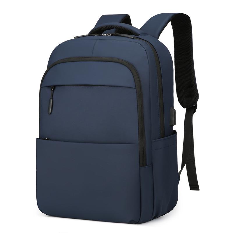 2025 Trendy Men's Large Capacity Student Backpack - Simple Business Shoulder Bag