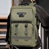 Fashion New Men's Multi-functional Canvas Backpack Waterproof Lightweight Travel Backpack Outdoor Breathable Wear-resistant Sports Backpack