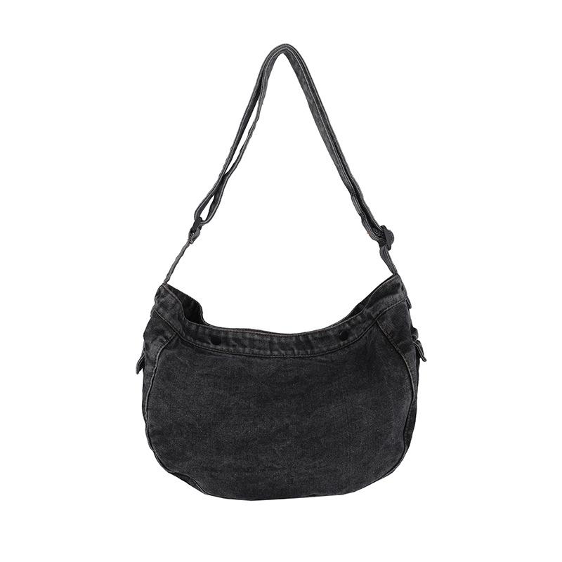 Джинсовая Сумка на Плечо Женская Винтажная Сумка Кросс-боди
