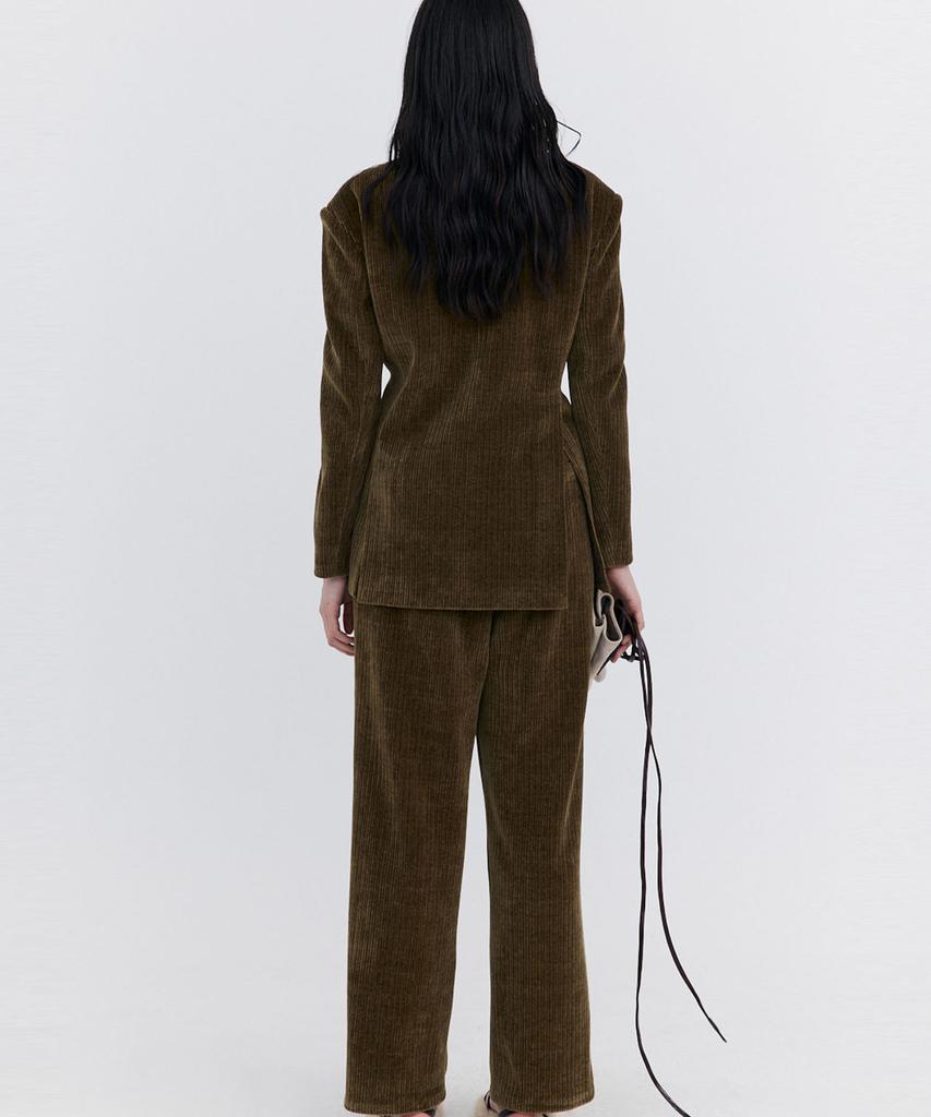 WNDERKAMMER Corduroy Wide Pants_Khaki