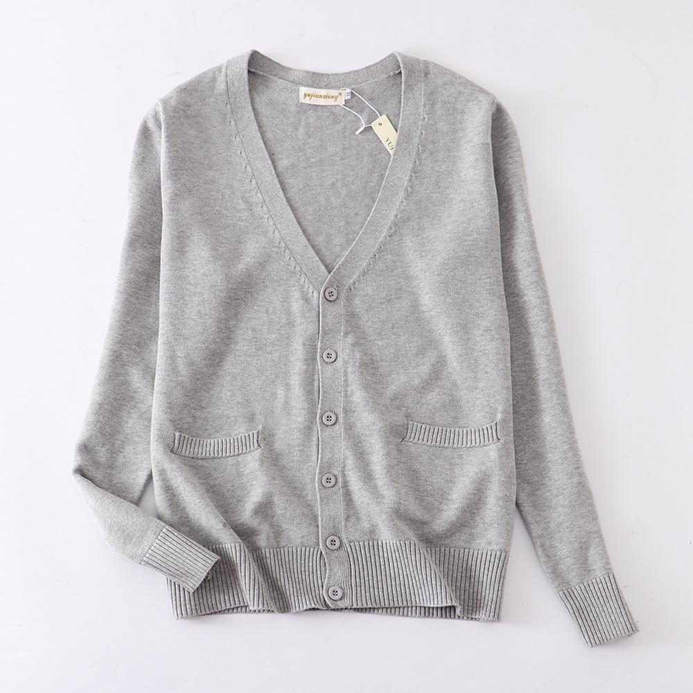 Japanese JK Style Soft Knit Cardigan Sweater for Students