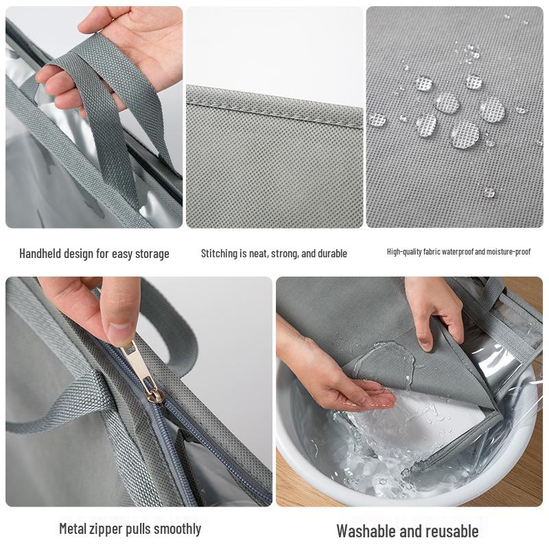 Waterproof Hanging Handbag Dust Cover & Organizer