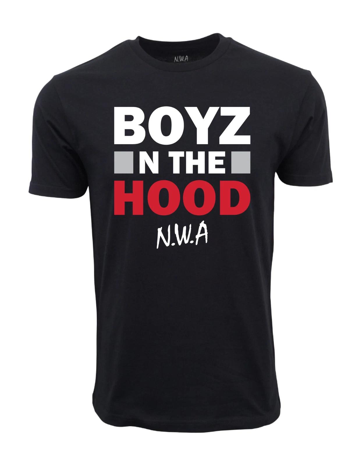 Unisex Adult Casual Graphic NWA Boyz On the Hood Graphic T shirt T-... XXL