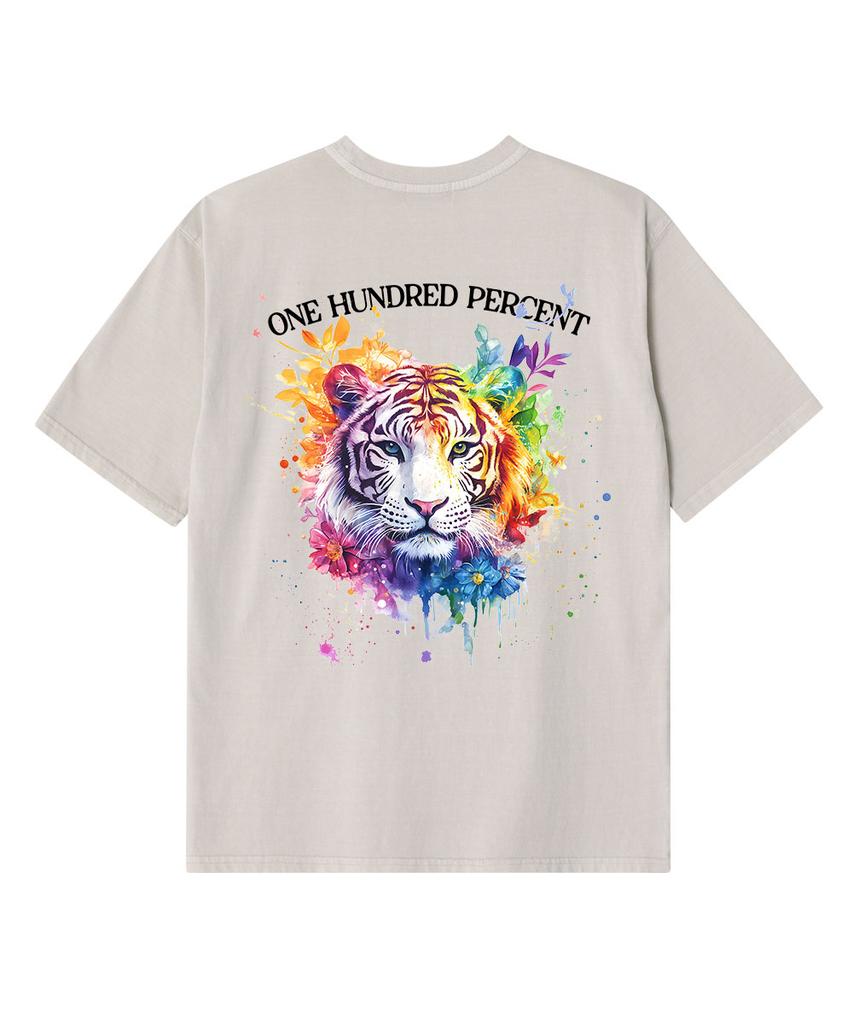 OHP Ohpxharmonia Bcolorful Tiger Pigment Short Sleeve Tee