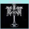 Crystal Artificial Sparkling Candle Holder Lotus Design For Daily Decor Home