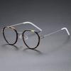 Denmark Brand Design Titanium Alloy Glasses Frame Women Ultralight Spectacles Frames Men's Round Screwless Eyeglasses Gillian