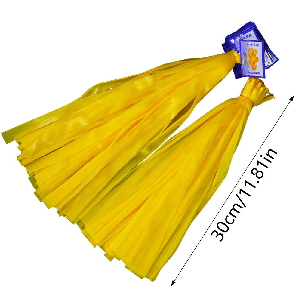 100PCS Garlic Ginger Mesh Storage Bags Breathable Mesh Ginger Garlic Onion Vegetable Drying Net Organization with Drawstring