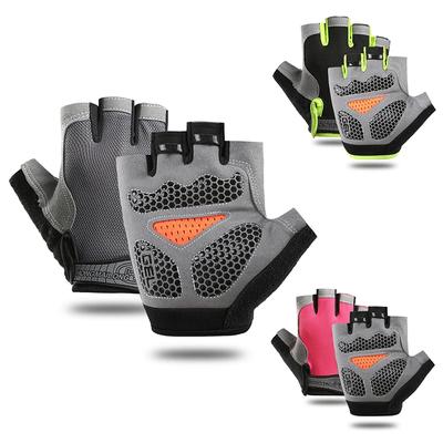 Half Finger Gel Cykelhandskar Män Kvinnor Andas Anti-halk MTB Cykel Cykel Handskar Sommar Gym Yoga Sport Träning Handhandskar