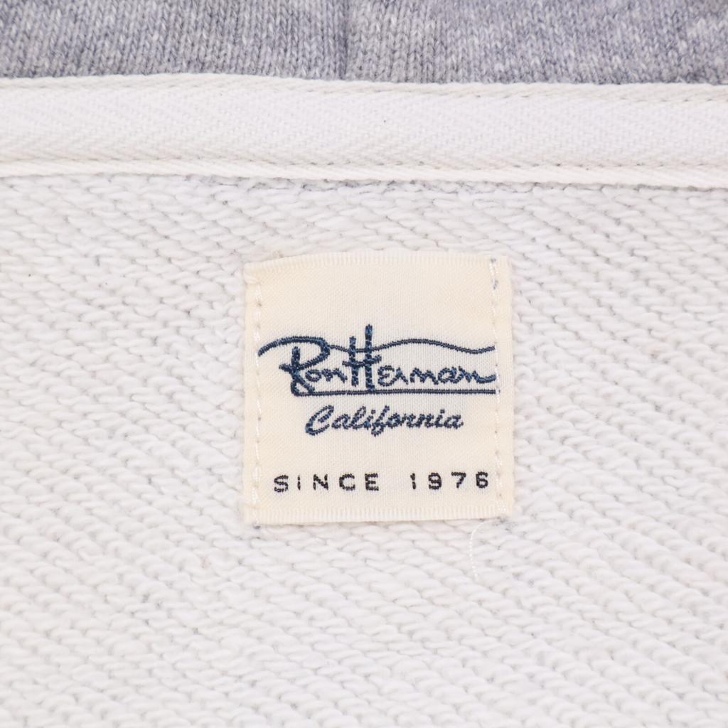 Ron Herman Gray Heavyweight Sweat Zip Parka Tops S grayUsed