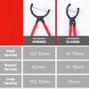 Oil Filter Pliers Clamp Type Wrench Adjustable Hand Tools Oil Filter Remove Disassembly Tool for Truck Car Repair 12 Inch Pliers Wrench