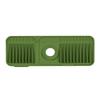Non Slip Silicone Sink Drying Mat Slope Water Drip Catcher Reusable Countertop Protector  Counter
