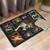 Cats Art Pattern Rug Floor Mat for Living Room or Bedroom Soft and Comfortable Carpet a Gift for Birthday and Holiday.