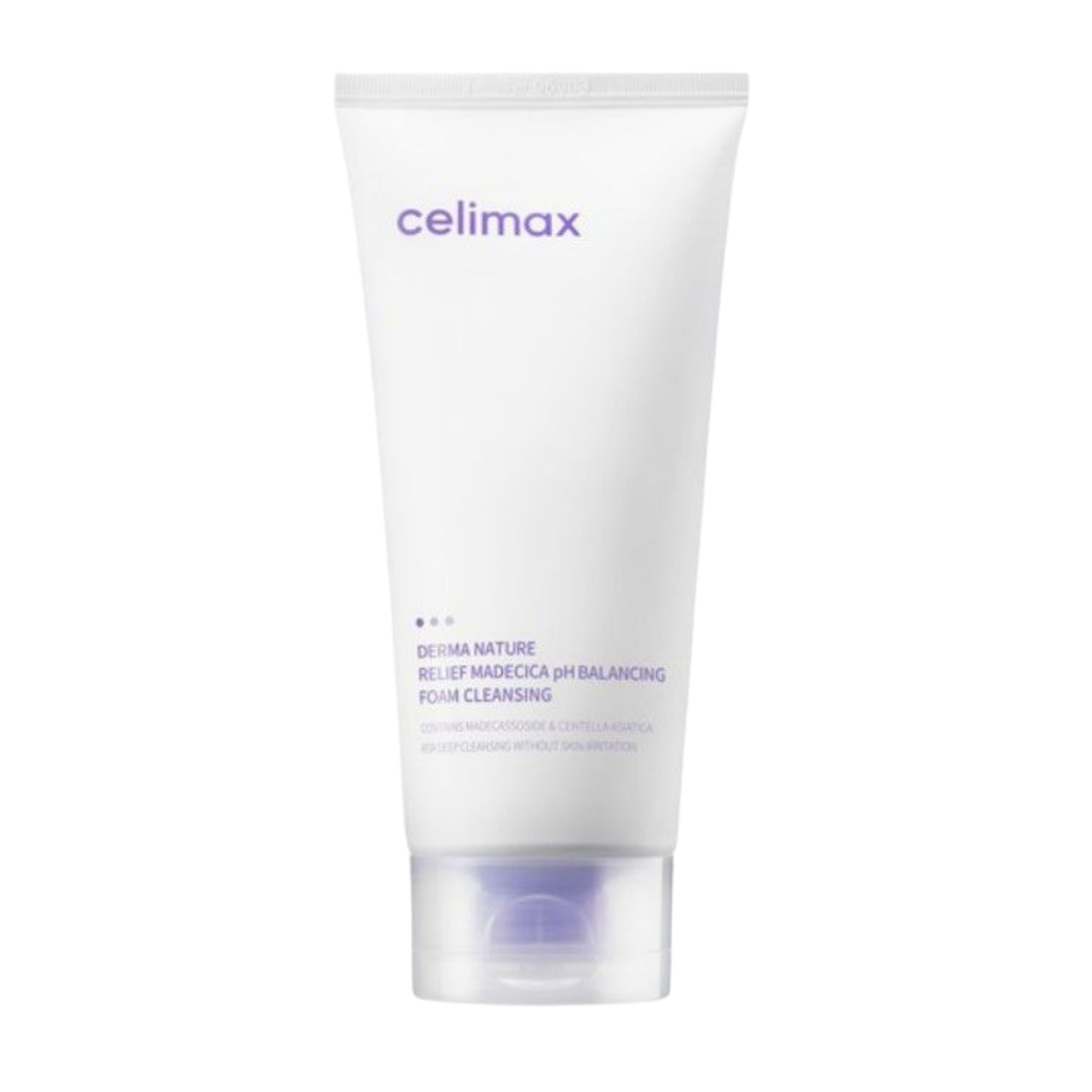 Celimax Madecica Mild Acidic Cleansing Foam Low pH Soothing Hydrating Facial Cleanser 150ml
