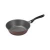 Pearl Metal HC-62 26cm Deep Frying Pan with Measuring Pad, Gas Stovetop Compatible, Measures, Frying, Retort Food, Aluminum Die-Cast, Lightweight, Met