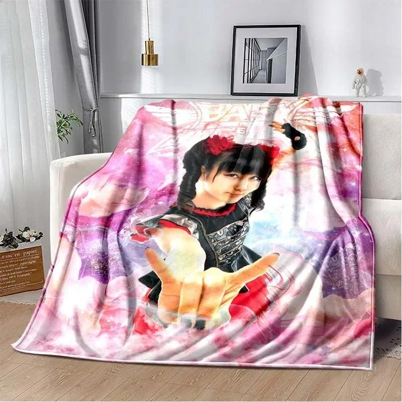 D Printed Throw Blanket Soft Cozy for Bedroom Living Room Travel Child Birthday Gift Babymetal Design
