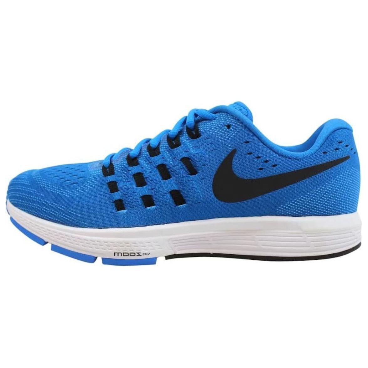 

Мужские кроссовки Nike Air Zoom Vomero 11 Photo Blue черно-синие-светящиеся-белые 818099-400 42.5