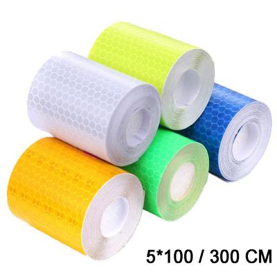 5cm 1/3/5/10M/20M 1 Stück Warnlicht Reflektor Schutzaufkleber Reflektierende Folie Auto Reflektierender Sicherheitsstreifen Aufkleber