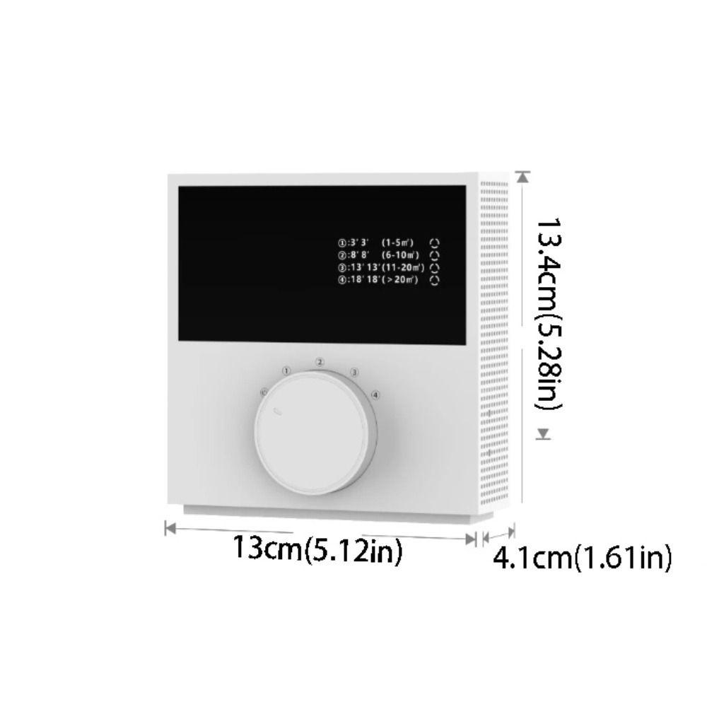 Mini Odor Eliminator USB Rechargeable Negative Ion Generator Smart Air Freshener Bedroom