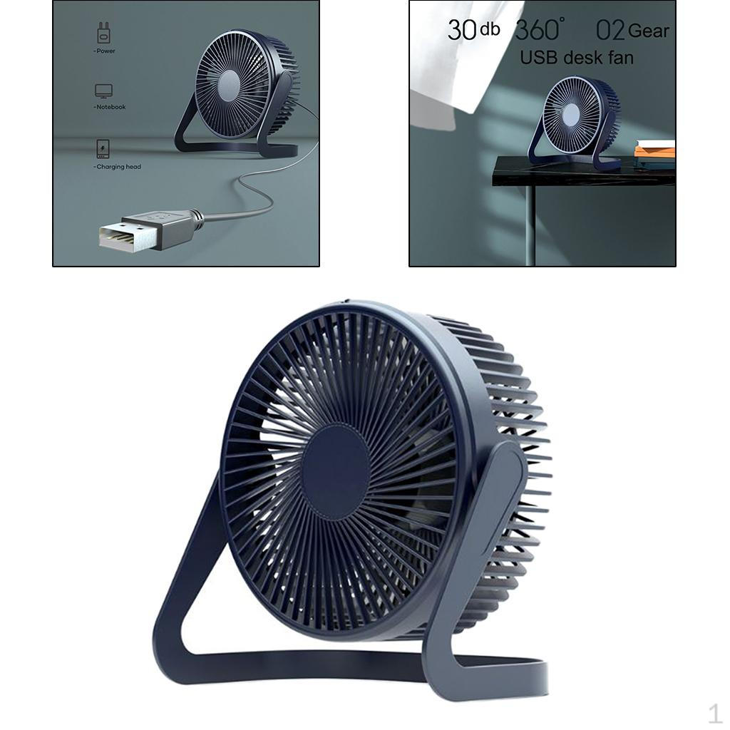Вращающийся USB Настольный Персональный Стол Портативный Охлаждающий Скорости Мощный Для Работы от Аккумулятора black 15x15cm