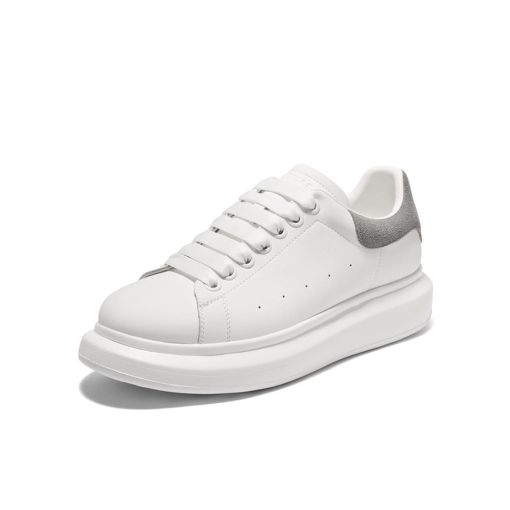 Belle Fashion Versatile White Shoes Men's Shoes Autumn Thick soled Height Increasing Trendy Casual Board Shoes