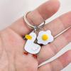 Cute Duck Keychain for Exam Good Luck Inspirational Gift for Students Couple Family Keychain Pendant