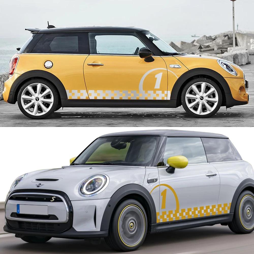 Car Sticker NO.1 Racing Sport Decor Decal For MINI John Cooper S JCW F55 F56 F57 R55 R56 R60 F60 Clubman Tuning Accessories