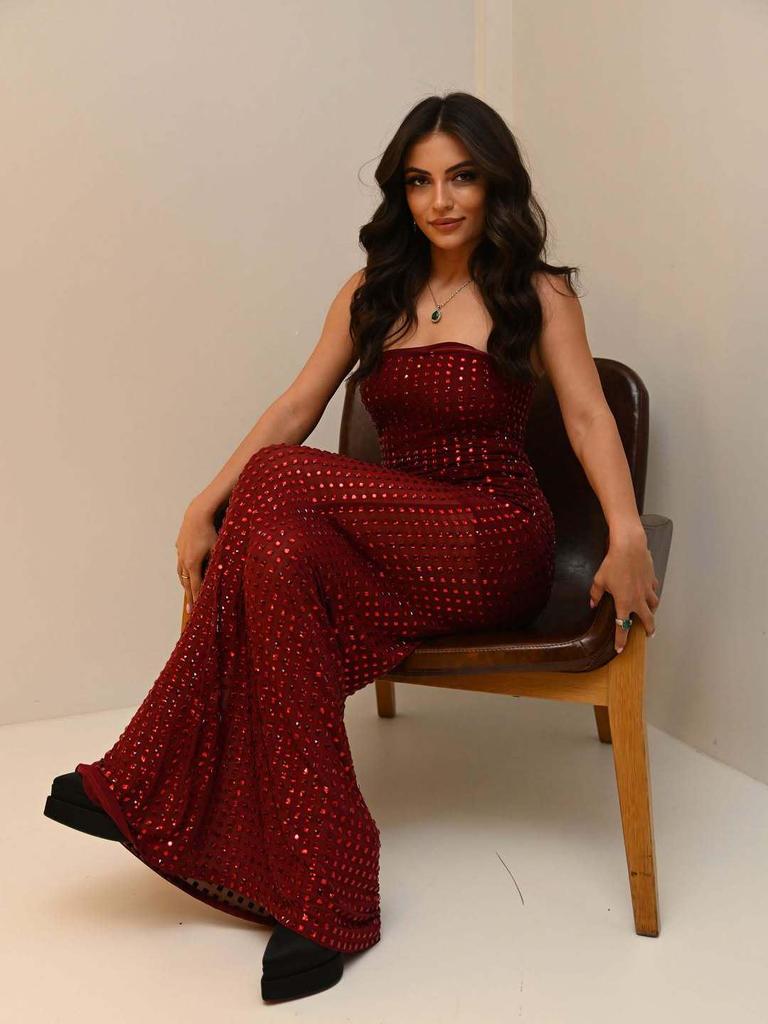 Luxurious Rhinestone Strapless Evening Gown for Women - Perfect for Banquets and Annual Events