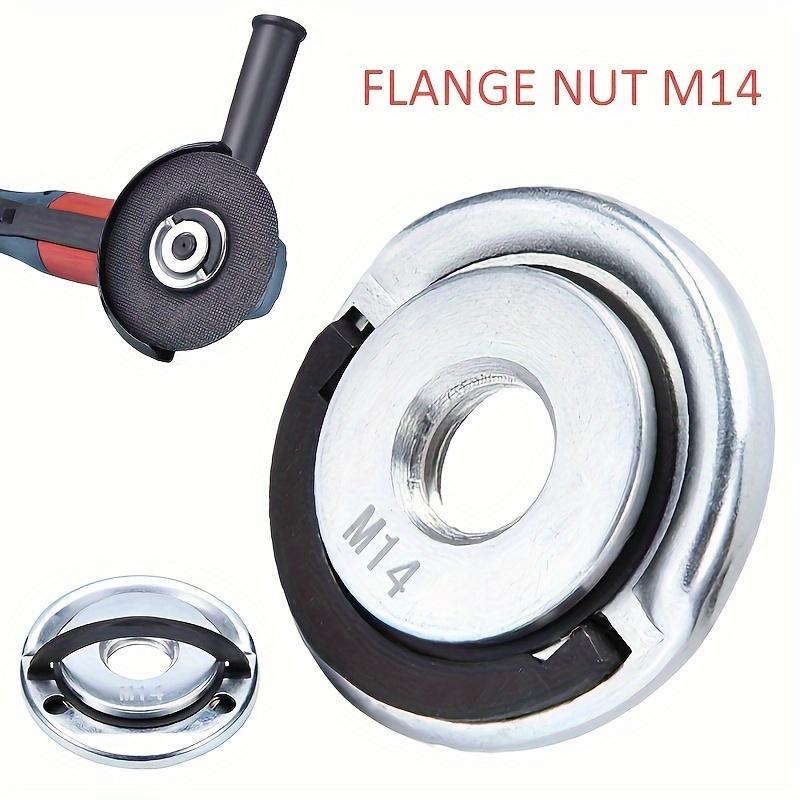 M14 Winkelschleifer Schleifteller Selbstsichernder Schleifteller Gewinde Winkelschleifer Winkelschleifscheibe Schnellverschluss Kraftspannfutter Werkzeug