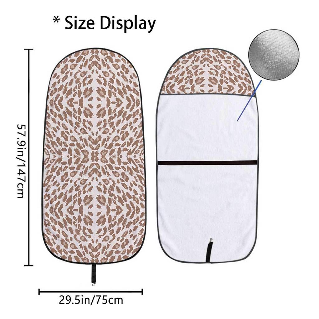 Universal Car Seat Towel Cover - All-Season Protector for Gym & Workout, Fits Front Seats