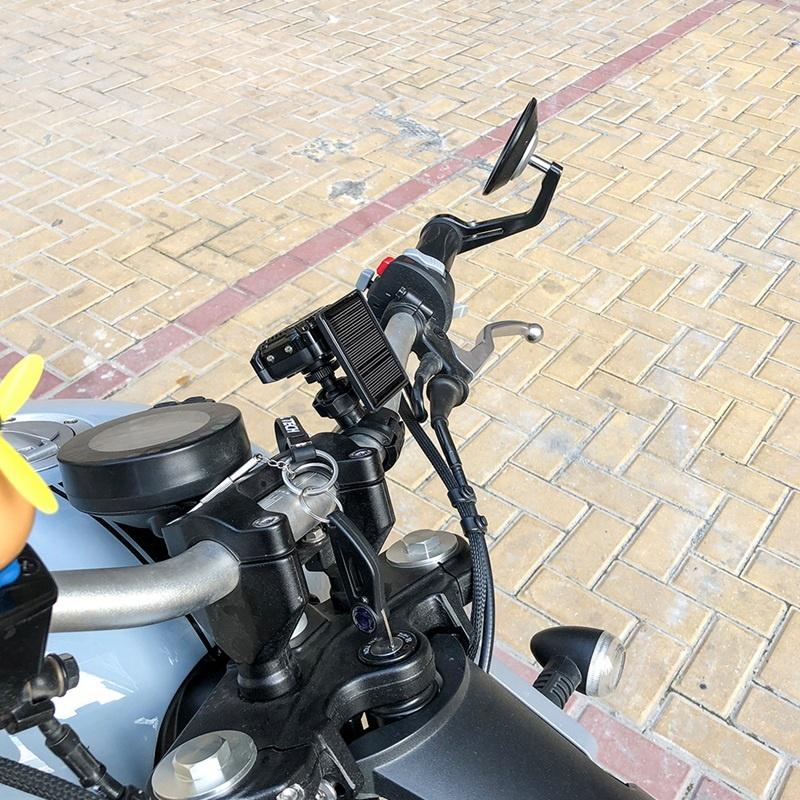 TPMS Motorcycle Moto Motor Scooter Tire Tyre Monitoring System with Solar Waterproof TMPS Real-Time