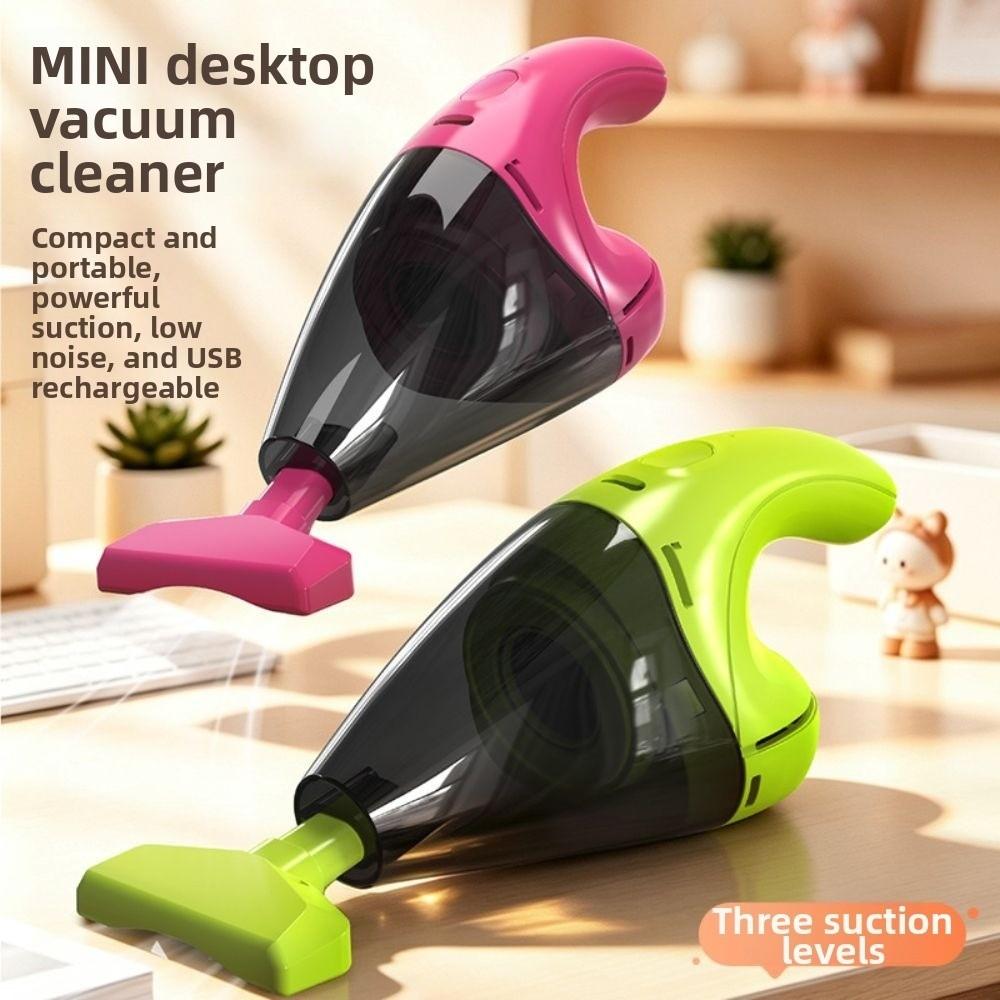 Compact PC Vacuum Cleaner Dust Collector Eraser Vacuum Low Noise Mini Desk Cleaner Offices