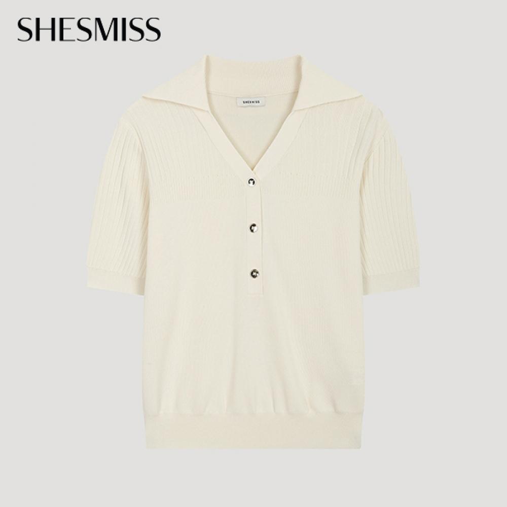 

She S miSS Knitting Mix Johnny Collar Knit SSkpoo21530 Cr creamy/55