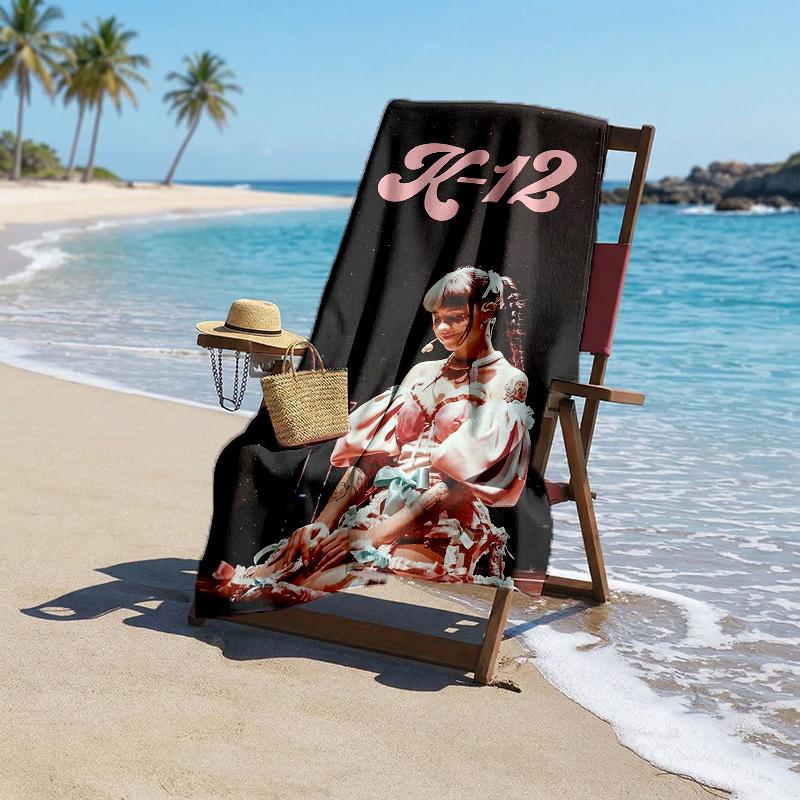Melanie Martinez Fashion Beach Towel: Ideal for Summer Adventures Soft, Absorbent and Quick Drying Suitable for Swimming and Bathing