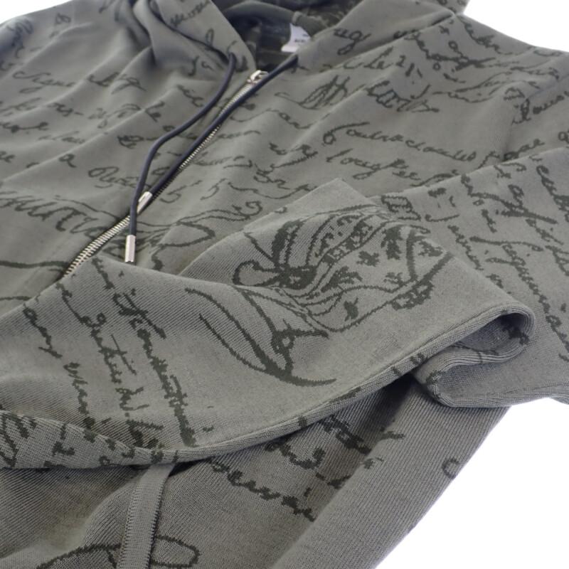 Berluti  L Parker khaki wool/leather mens