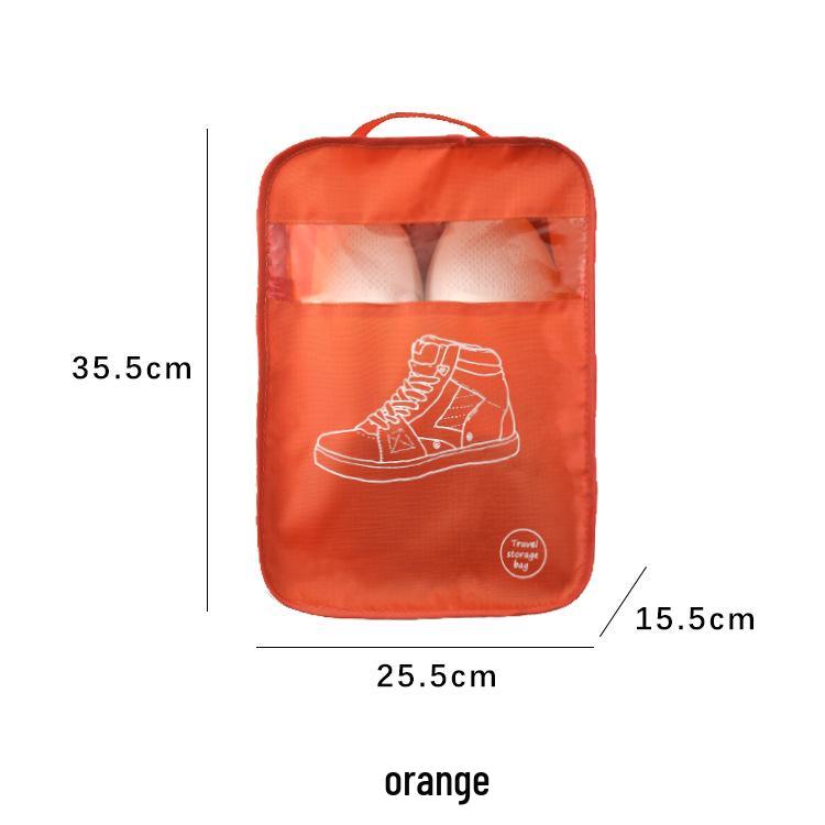 Large Sporty Travel Shoe Organizer Bag with Handheld and Small Shoe Storage Options