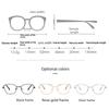 Retro Luxury Cat Eye Myopia Glasses Women Men Fashion Business Metal Frame Anti Blue Light Eye Protection Near Sight Eyeglasses