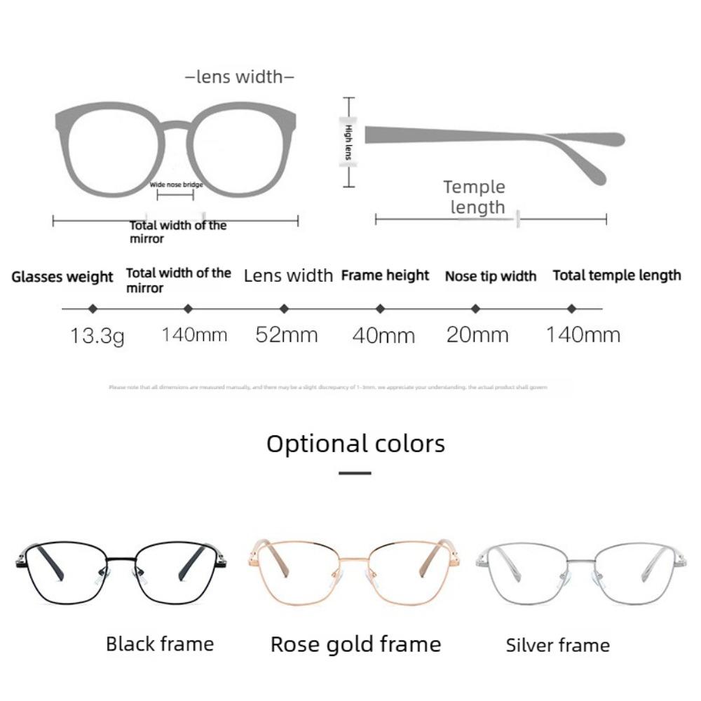 Retro Luxury Cat Eye Myopia Glasses Women Men Fashion Business Metal Frame Anti Blue Light Eye Protection Near Sight Eyeglasses