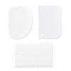 3pcs/Set Cake Bread Slicer Baking Pasty Tools Baking Tools for Cakes Dough Cutter Scraper Cake Blade Silicone Spatula