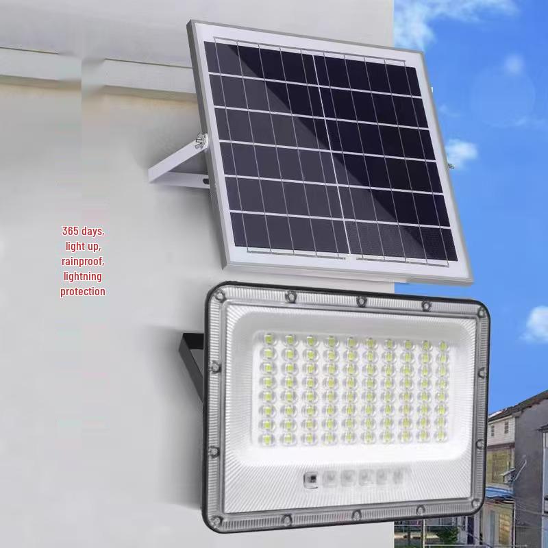 High-Brightness LED Solar Spotlight with Aluminum Shell for Outdoor Use