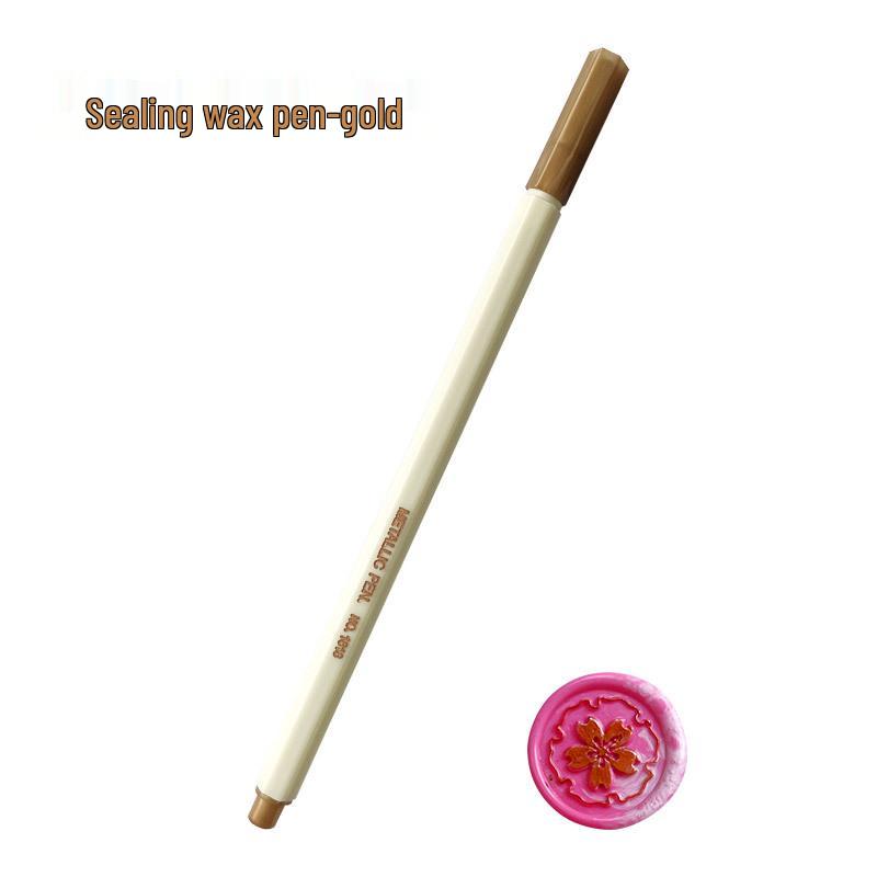 Complete Wax Seal Set with Accessories: Wax Beads, Wax Seal Spoon, Furnace, and Stamp Head