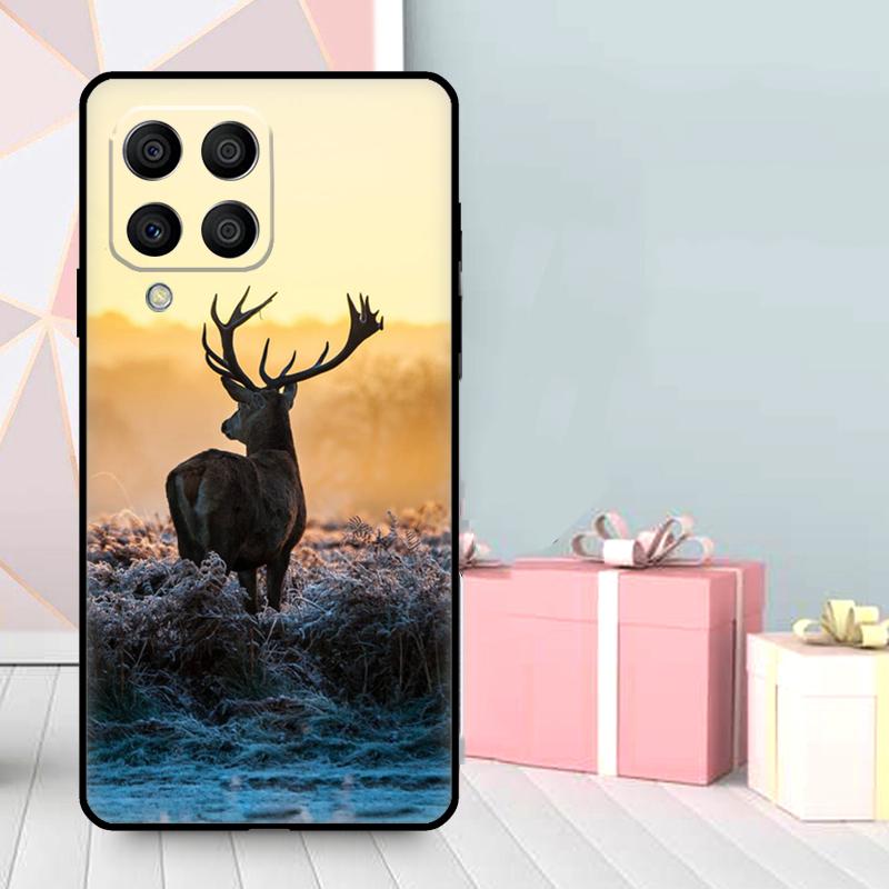 Deer Reindeer Animal Case For Samsung Galaxy M35 M56 M12 M06 M32 M52 M55 M15 M11 M13 M14 M16 M36 M31 M53 M34 M54