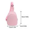 Trendy Solid Color Children's Chest Bag Nylon Casual Crossbody Shoulder Bag Waist Storage Pouch Travel