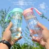 Leakproof Water Bottle Plastic Party Cup Drinking Sports Water Bottle Couple Mug for Fitness, Gym, Outdoor, Travel