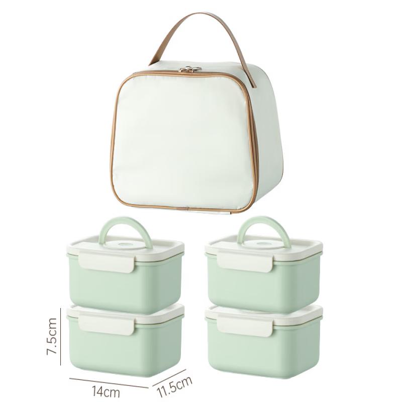 Rectangular Titanium Bento Lunch Box