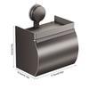 Space Saving Suction Cup Tissue Holder with No Drill Installation for Kitchen and Bathroom Essential Storage