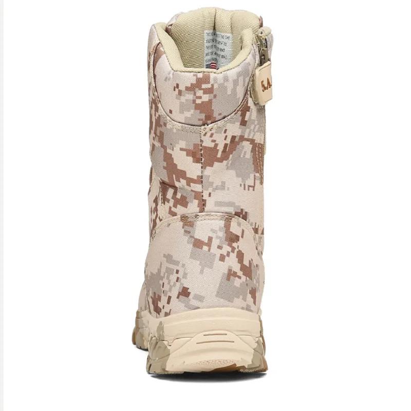 Camouflage Men Boots Work Safty Shoes Men Desert Boots Autumn Winter Special Sport Ankle Boots for Men Male Zapatos Hombre