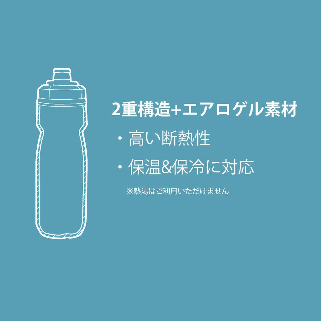 CAMELBAK Podium Chill No Graphics Bottle, 710ml, White,