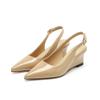 - Back empty slope heel high heels for women's summer new temperament pointed single shoes for women